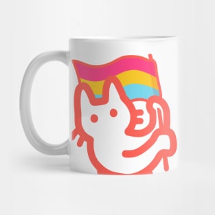 owie waving the pansexual flag Mug